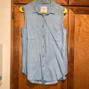 Denim American Eagle top